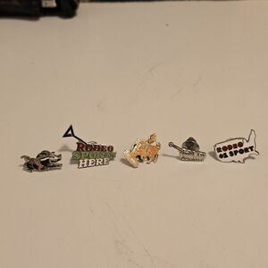 Vintage Horse Cowboy Rodeo Bucking Bronco Pins 1" Inch or Less - Lot of‎ 5